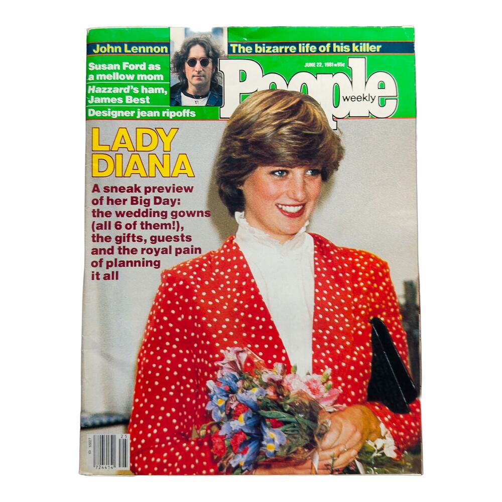 Vintage 1981 People Magazine Princess Diana Lady Di Royal Wedding (No Label)